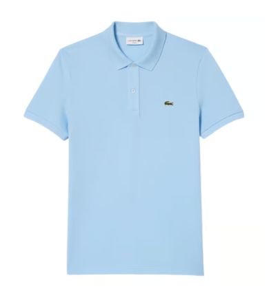 Lacoste Mens Slim Fit Short Sleeve Polo Shirt In Blue image 1